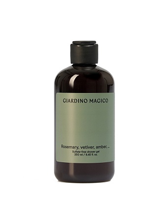 картинка Гель для душа бессульфатный  Rosemary, vetiver, amber, ... (250 мл) от магазина Одежда+
