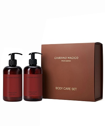 картинка Body care set № 2 Cherry & Oud от магазина Одежда+